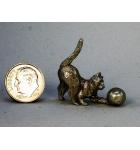 Cat with Ball pewter. No painted version