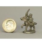 Mounted Knight with Sword pewter