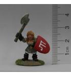 Dwarf Female Fighter with Axe painted