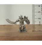 Goblin with Scimitar and Round Shield pewter