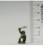 Goblin with Scimitar Overhead pewter