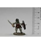 Half Orc Fighter with Sword and Shield painted