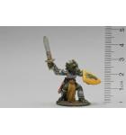 Dragonborn Fighter in Plate Armor and Sword painted