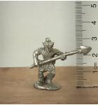 Orc with Mohawk and Spear pewter