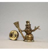 Snowman with Tophat pewter