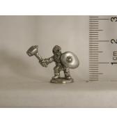 Dwarf with War Hammer pewter