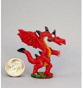 Small Long Neck Dragon painted