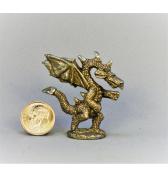 Small Long Neck Dragon pewter
