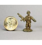 Infantry with Thompson Machine Gun pewter