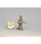 Infantry with Thompson Machine Gun pewter