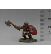Dwarf with Axe Attacking painted 