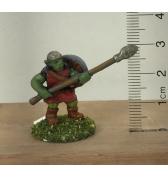 Goblin with Spear and Shield Back painted