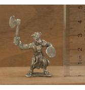 Gnoll with Axe and Shield pewter